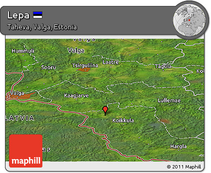 Satellite Panoramic Map of Lepa