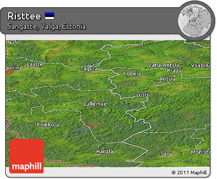 Satellite Panoramic Map of Risttee