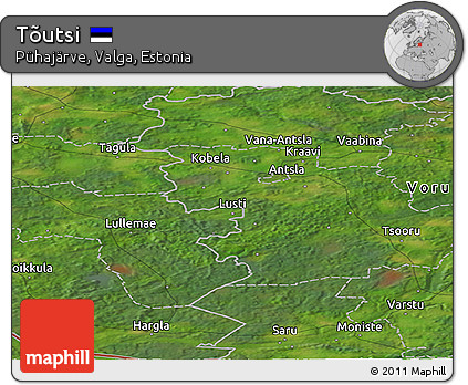 Satellite Panoramic Map of Tõutsi