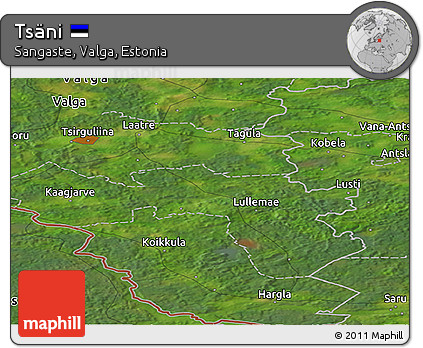 Satellite Panoramic Map of Tsäni