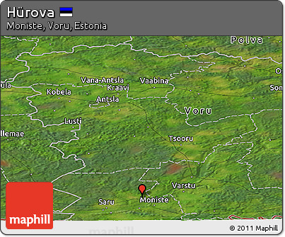 Satellite Panoramic Map of Hürova