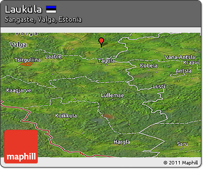 Satellite Panoramic Map of Lauküla