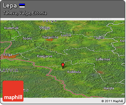 Satellite Panoramic Map of Lepa