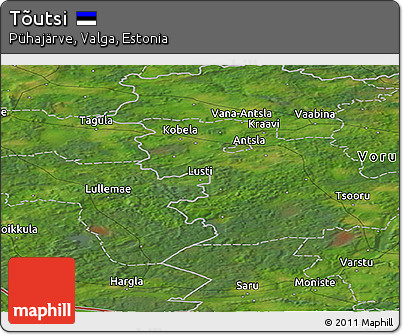 Satellite Panoramic Map of Tõutsi