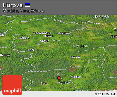 Satellite Panoramic Map of Hürova