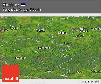 Satellite Panoramic Map of Risttee