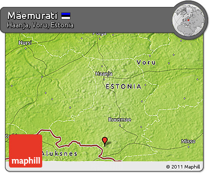Physical 3D Map of Mäemurati