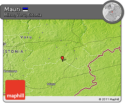Physical 3D Map of Mauri
