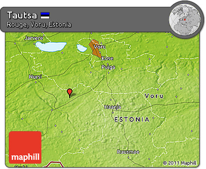 Physical 3D Map of Tautsa