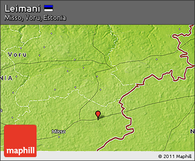 Physical 3D Map of Leimani