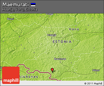 Physical 3D Map of Mäemurati