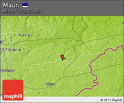 Physical 3D Map of Mauri