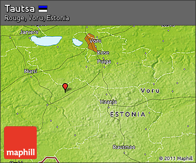 Physical 3D Map of Tautsa