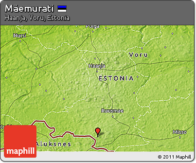 Physical 3D Map of Mäemurati