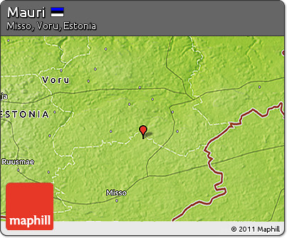 Physical 3D Map of Mauri