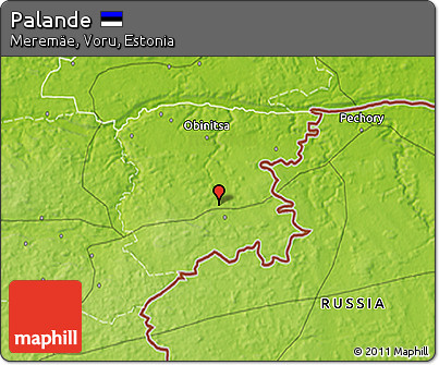 Physical 3D Map of Palande