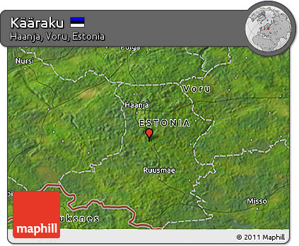 Satellite 3D Map of Kääraku