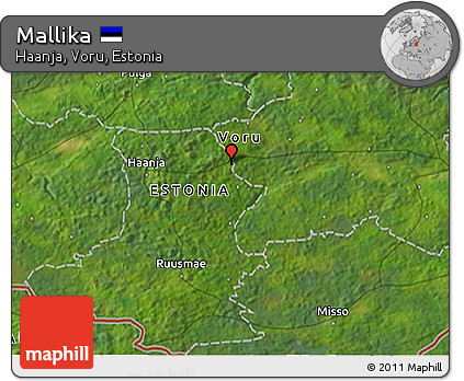 Satellite 3D Map of Mallika