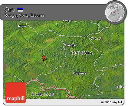 Satellite 3D Map of Oru