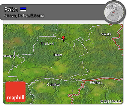 Satellite 3D Map of Päka
