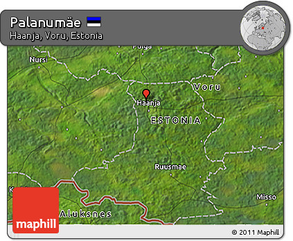 Satellite 3D Map of Palanumäe