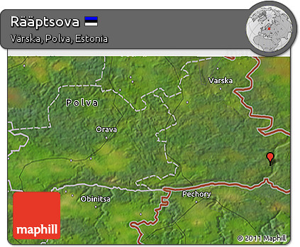 Satellite 3D Map of Rääptsova