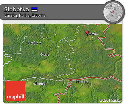 Satellite 3D Map of Slobotka