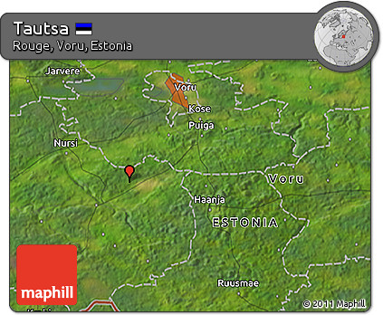 Satellite 3D Map of Tautsa