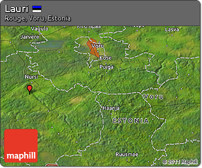 Satellite 3D Map of Lauri