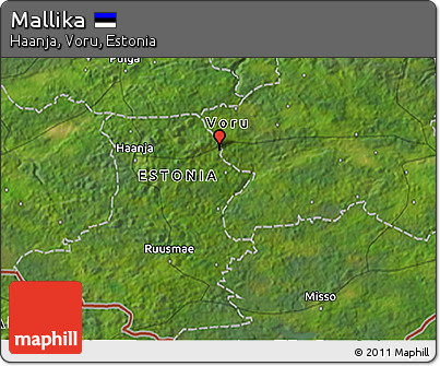 Satellite 3D Map of Mallika