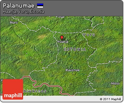 Satellite 3D Map of Palanumäe