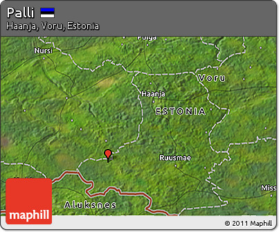 Satellite 3D Map of Palli
