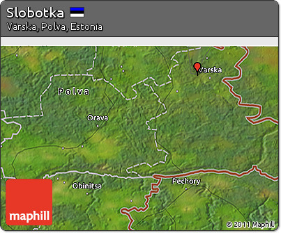 Satellite 3D Map of Slobotka