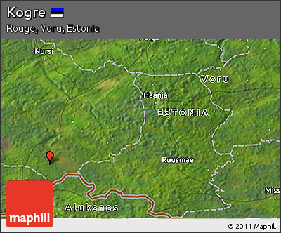 Satellite 3D Map of Kogre