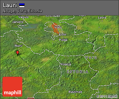 Satellite 3D Map of Lauri