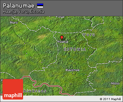 Satellite 3D Map of Palanumäe