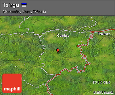 Satellite 3D Map of Tsirgu