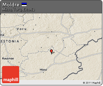 Shaded Relief 3D Map of Möldre