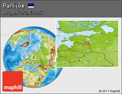 Physical Location Map of Pärlijõe