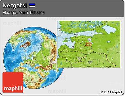 Physical Location Map of Kergatsi