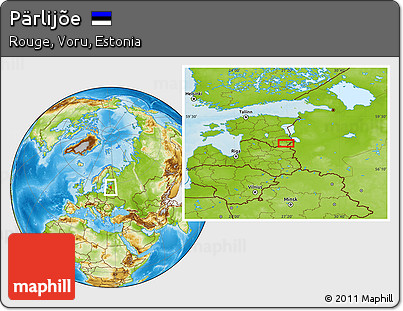 Physical Location Map of Pärlijõe