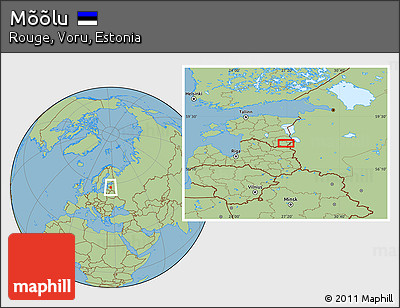 Savanna Style Location Map of Mõõlu