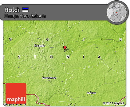 Physical Map of Holdi