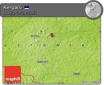 Physical Map of Kergatsi