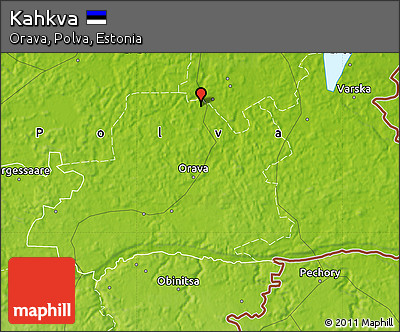 Physical Map of Kahkva