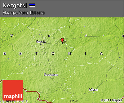 Physical Map of Kergatsi