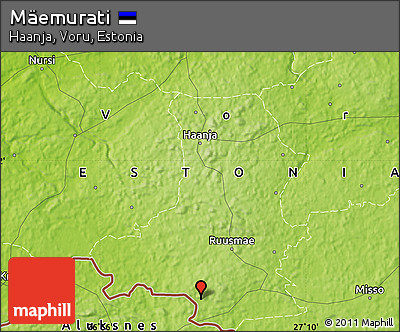 Physical Map of Mäemurati
