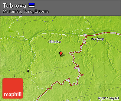 Physical Map of Tobrova