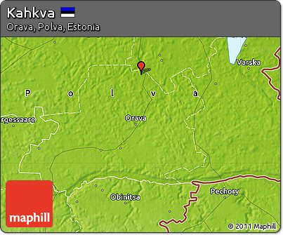 Physical Map of Kahkva
