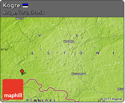 Physical Map of Kogre